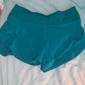 4" inseam Lululemon Speed Up Shorts